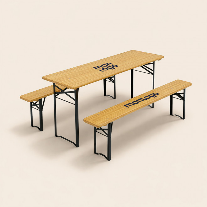 SET PERSONNALISABLE TABLE ET BANC 'AVRIL'