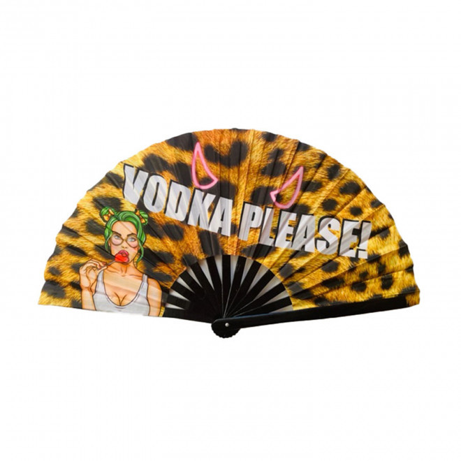 EVENTAIL EN BAMBOU PERSONNALISE 'FANNY GEANT XXXL'