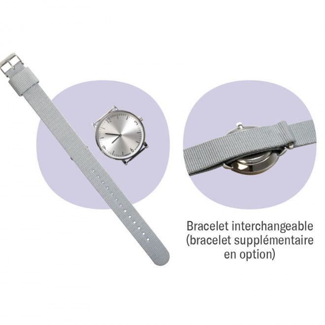 MONTRE ANALOGIQUE PROMOTIONNELLE MIXTE 'SPECTRE'