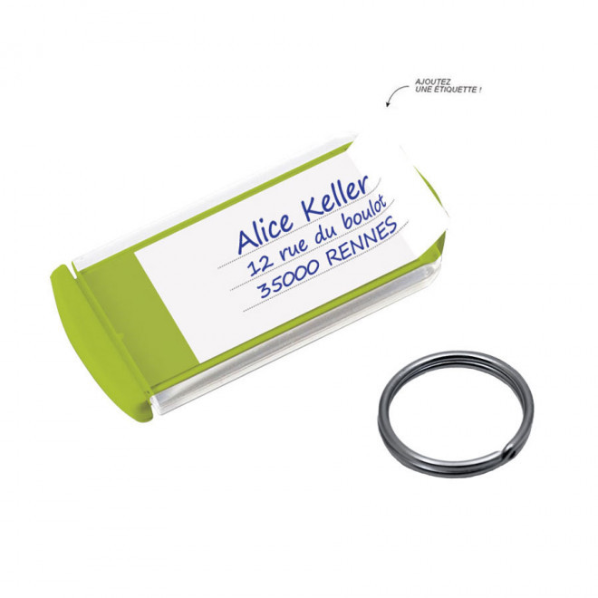 PORTE CLÉS PORTE ÉTIQUETTE PUBLICITAIRE 'PITTA'