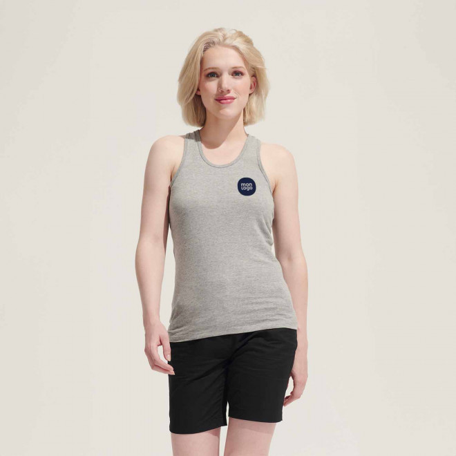 DÉBARDEUR PUBLICITAIRE FEMME 'JUSTIN' 150 GR/M²