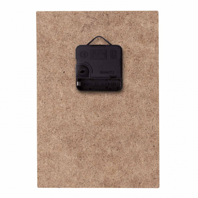 HORLOGE MURALE PUBLICITAIRE EN BOIS 'TIMY'