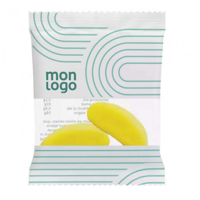 LOT DE 100 SACHETS BANANAS HARIBO® PUBLICITAIRES