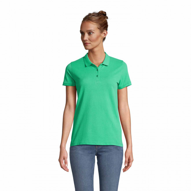 POLO PUBLICITAIRE FEMME BIO 'PLANET' COULEUR 170 GR/M²