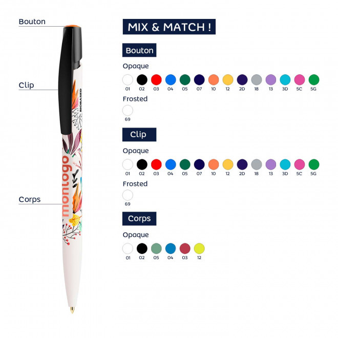 STYLO PUBLICITAIRE BIC® MEDIA CLIC 'BIO DIGITAL'