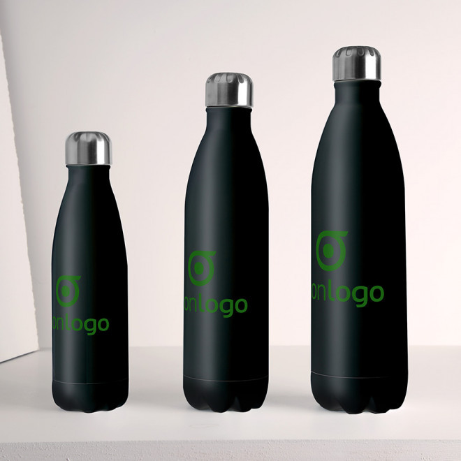 BOUTEILLE ISOTHERME PERSONNALISABLE EN INOX 1L 'ASTRIO'