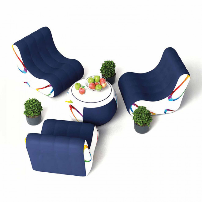 SOFA GONFLABLE PERSONNALISABLE 'BUBBLE'