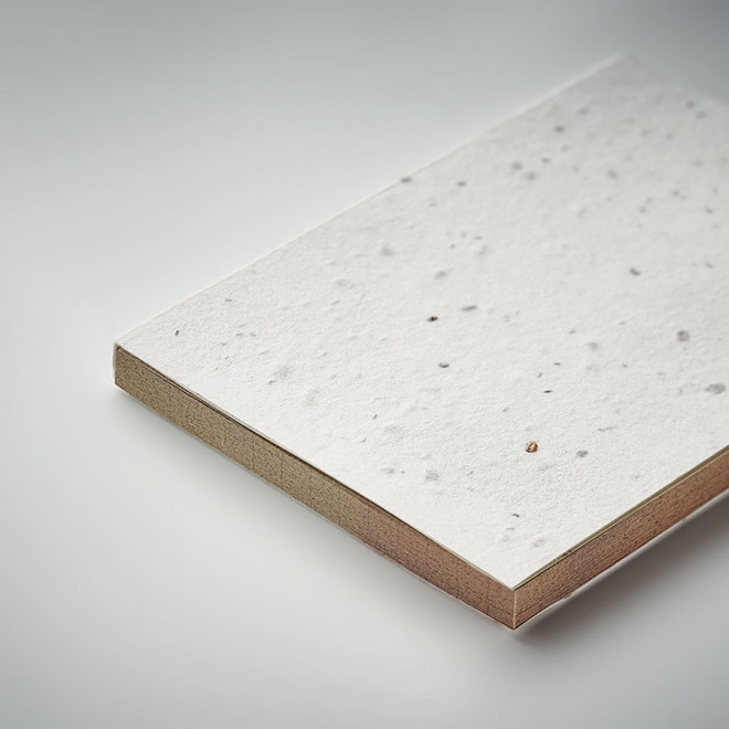 BLOC NOTES ECOLOGIQUE PERSONNALISABLE 50 FEUILLES 'GRAINUS'