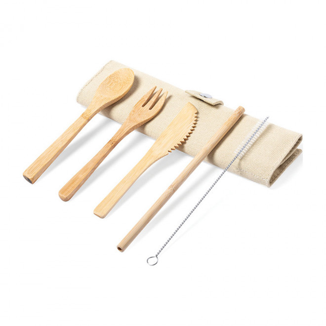 SET DE COUVERTS EN BAMBOU PERSONNALISÉS 'COPERTO'