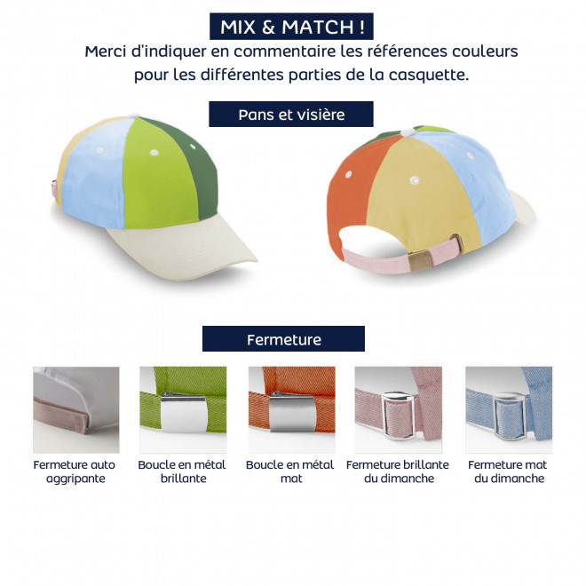 CASQUETTE PUBLICITAIRE SUR MESURE 'SHELTON'