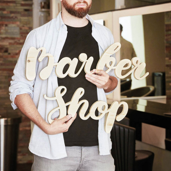 ENSEIGNE 3D PERSONNALISÉE EN BOIS 'FOREST'