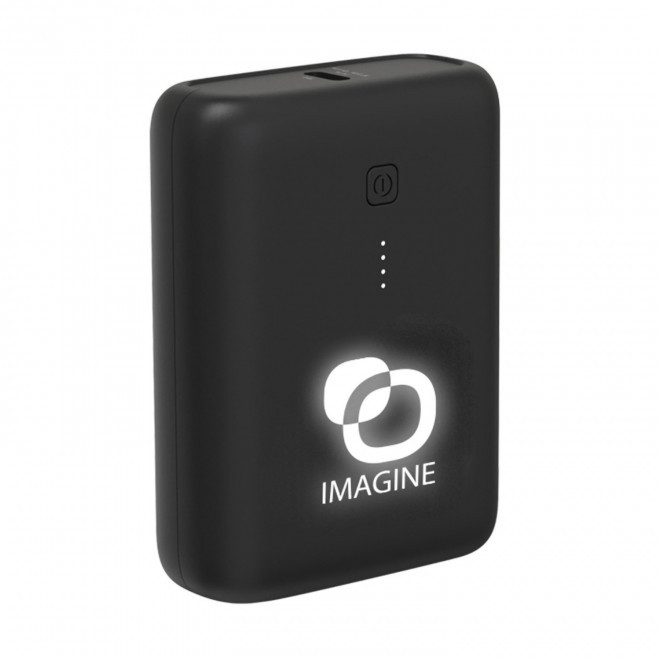 POWERBANK PERSONNALISÉE AVEC LOGO LUMINEUX AKASHI® 'DRITA'