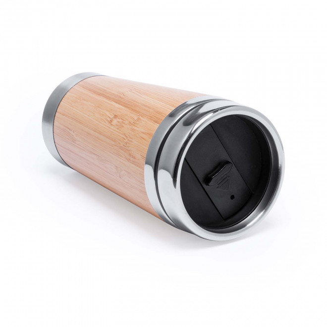MUG ISOTHERME EN BAMBOU PUBLICITAIRE 'AMABILIS'