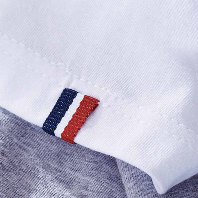 TEE SHIRT PUBLICITAIRE FEMME BLANC ORIGINE FRANCE 'LOLA'