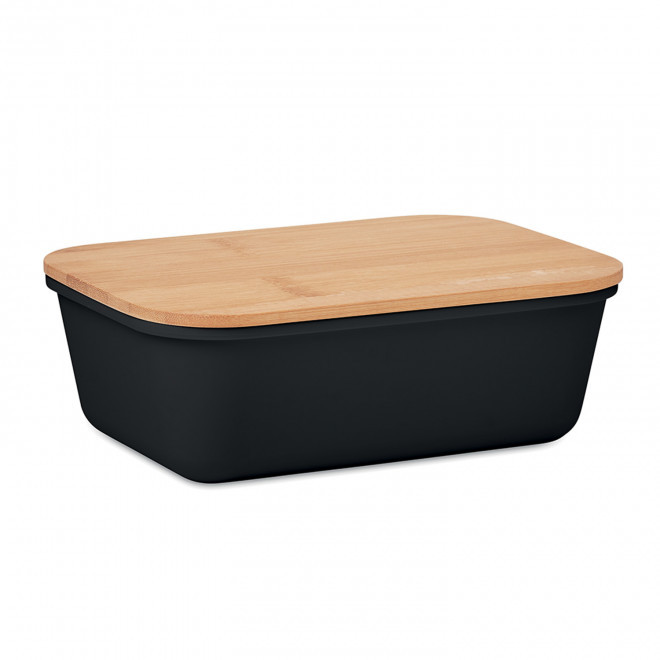 LUNCH BOX COUVERCLE EN BAMBOU PERSONNALISABLE 'BUCATI'