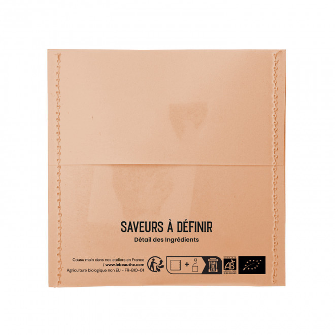 POCHETTE DE 5 SACHETS DE THE PERSONNALISABLE 'YUNN'