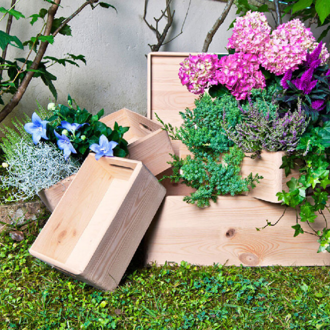 CAISSE EN BOIS PERSONNALISABLE AVEC COUVERCLE 'KATAKO'