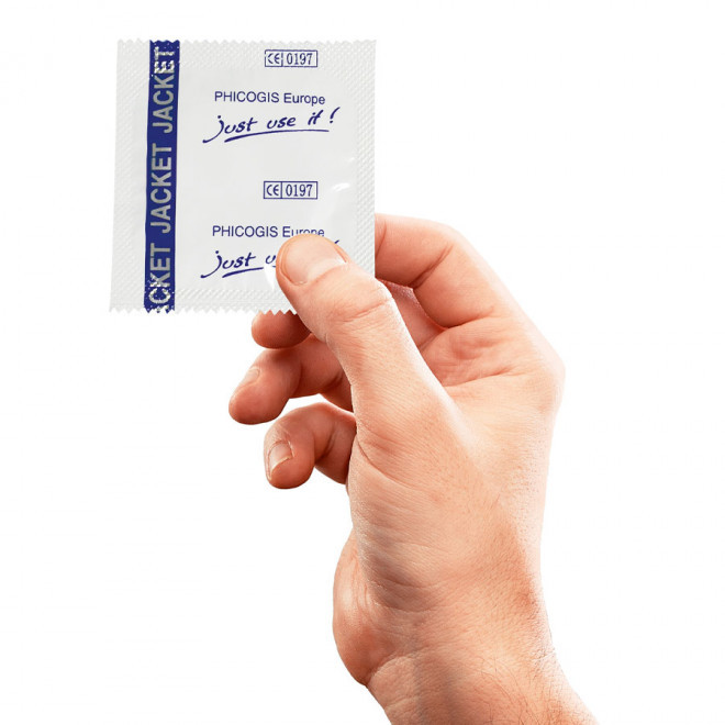 PRESERVATIF POCHETTE PERSONNALISABLE 'KONDA' 