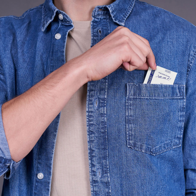 PRESERVATIF POCHETTE PERSONNALISABLE 'KONDA' 