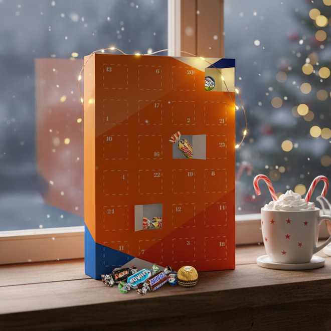 CALENDRIER DE L'AVENT PERSONNALISABLE 'GOURMAND'