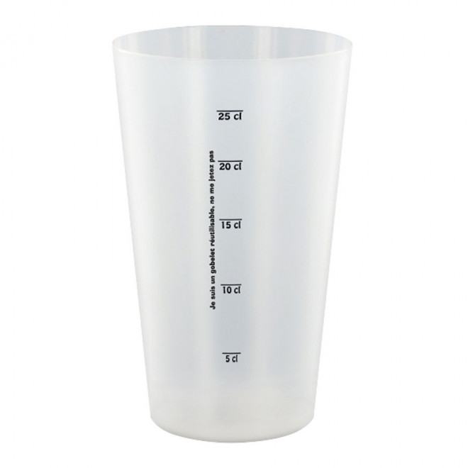 GOBELET RÉUTILISABLE PERSONNALISÉ 30CL QUADRICHROMIE 'CUPY' FABRICATION FRANÇAISE