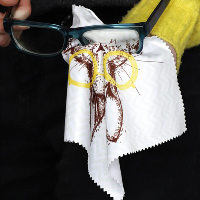 LOT DE 100 LINGETTES MICROFIBRE PERSONNALISABLES 'ASCIUGA' EXPEDITION EXPRESS 72H