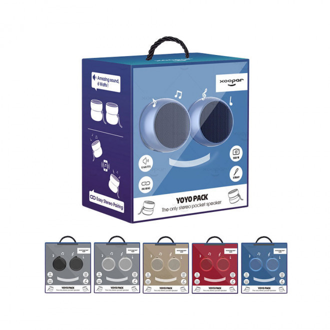 ENCEINTE DUO BLUETOOTH® PERSONNALISÉE XOOPAR® 'YOYO STEREO'