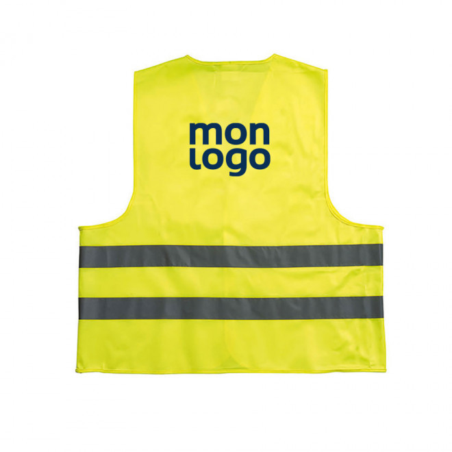 LOT DE 30 GILETS DE SÉCURITÉ PUBLICITAIRE ADULTE 'FLUOSAFE'   EXPÉDITION EXPRESS 72H