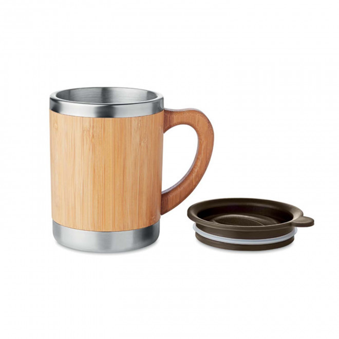 MUG PERSONNALISÉ ISOTHERME EN BAMBOU 'TIAKY'
