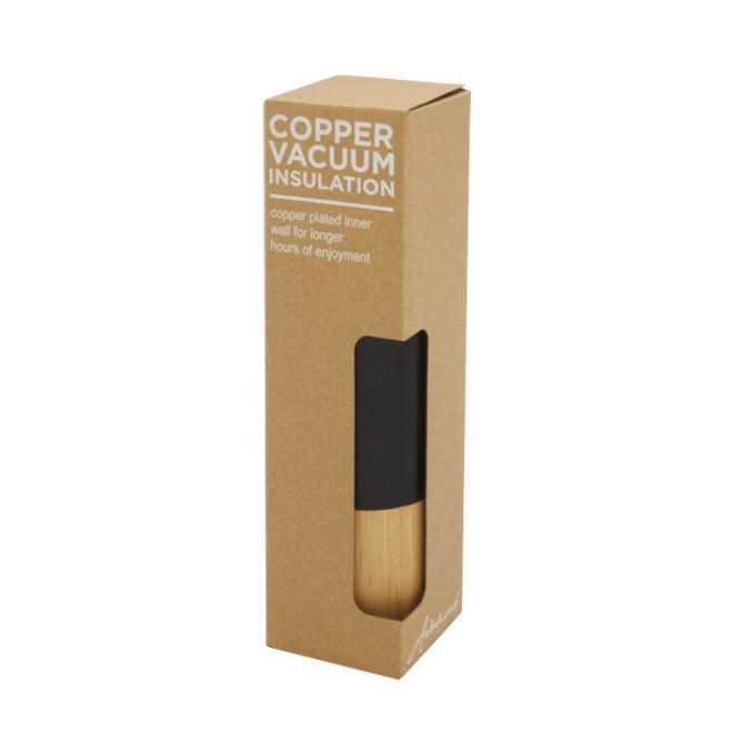 BOUTEILLE ISOTHERME PERSONNALISÉE EN BAMBOU 540ML 'BUTILKA'