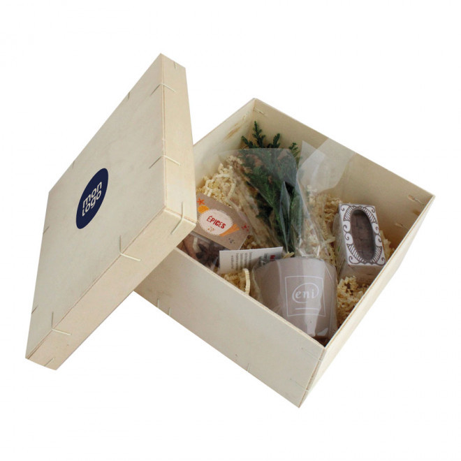 COFFRET CAFÉIER ET CHOCOLAT PERSONNALISÉ 'CAREX'