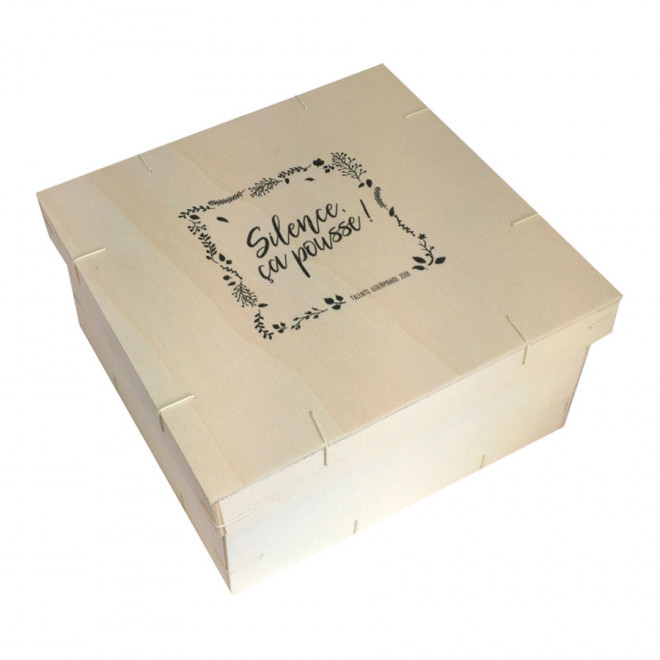 COFFRET AROMATIQUE PERSONNALISABLE EN BOIS 'AROMATUS'
