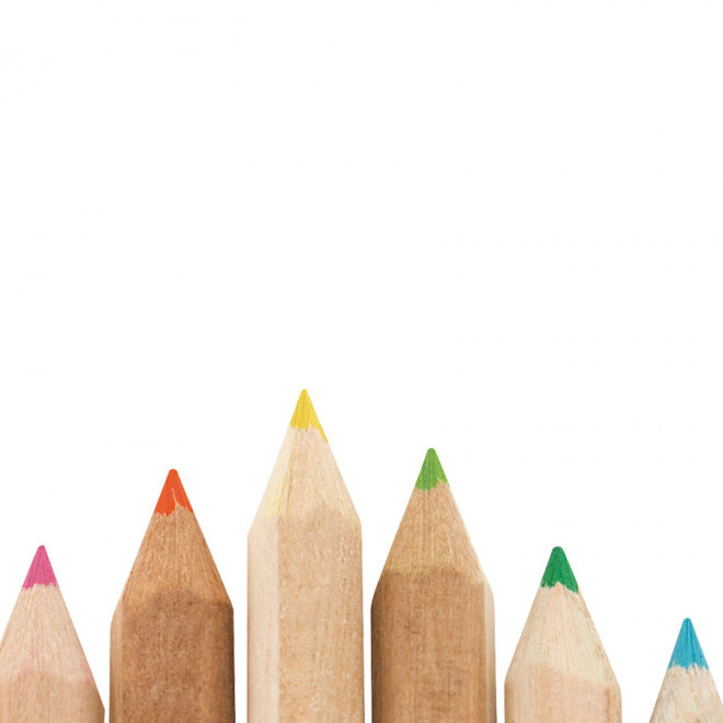 BOÎTE PERSONNALISABLE DE 12 CRAYONS DE COULEUR 'SKETCH'