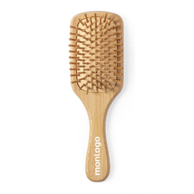 BROSSE À CHEVEUX PERSONNALISÉE EN BAMBOU 'SPAZZOLA'