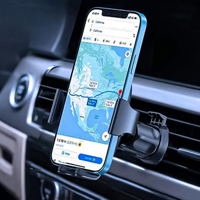 SUPPORT VOITURE PERSONNALISABLE AVEC CHARGE RAPIDE AKASHI® 'SHARY'