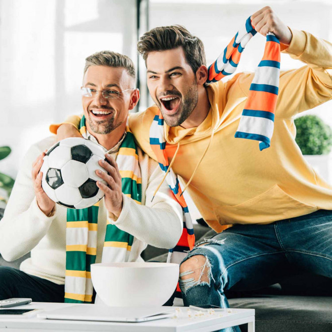 ÉCHARPE PERSONNALISABLE DE SUPPORTER TISSÉE 'OLYMPIQUE'