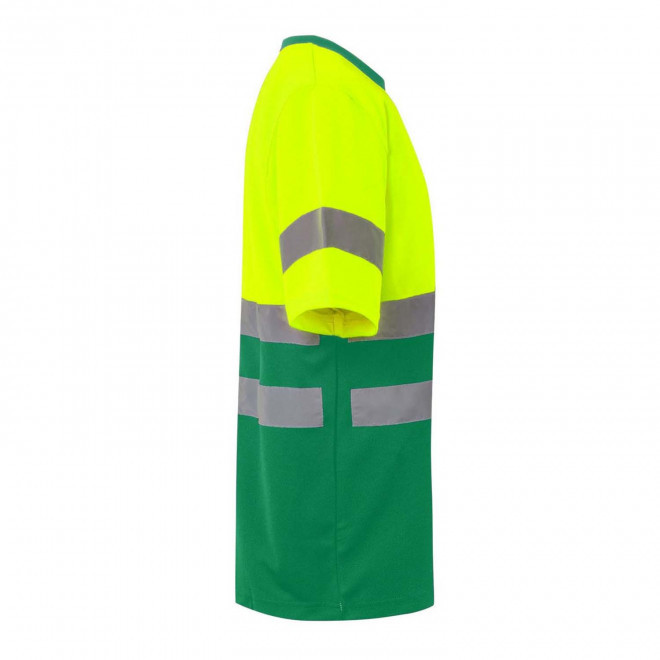 TEE SHIRT PERSONNALISABLE BICOLORE HAUTE VISIBILITÉ VELILLA® 'DISTO'