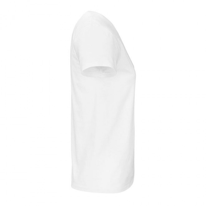 TEE SHIRT BLANC PUBLICITAIRE 'CRUSADER WOMEN'   FABRICATION EXPRESS 72H