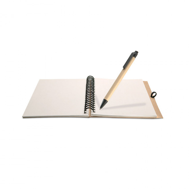 CARNET À SPIRALE PERSONNALISÉ 'HENOU'