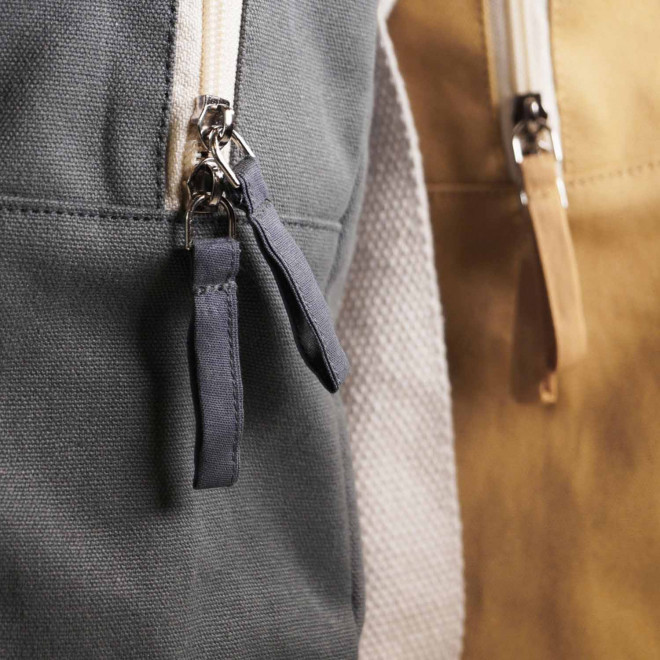 SAC A DOS PERSONNALISABLE EN COTON BIO 'CRUZ'