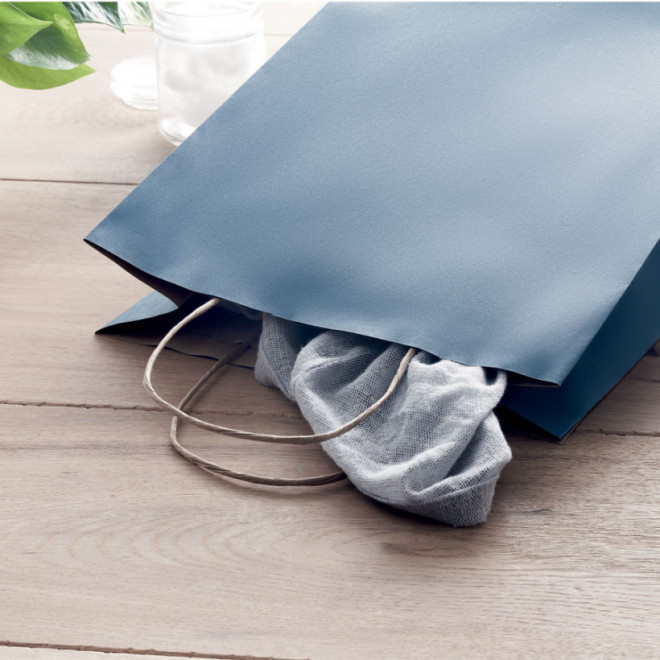 SAC PAPIER KRAFT ANSES TORSADEES 'HONDURO' 18X21X8 CM  EXPÉDITION RAPIDE 5 JOURS