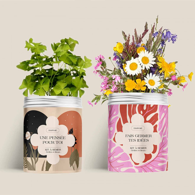 KIT DE GRAINES PERSONNALISABLE 'SERENITE'