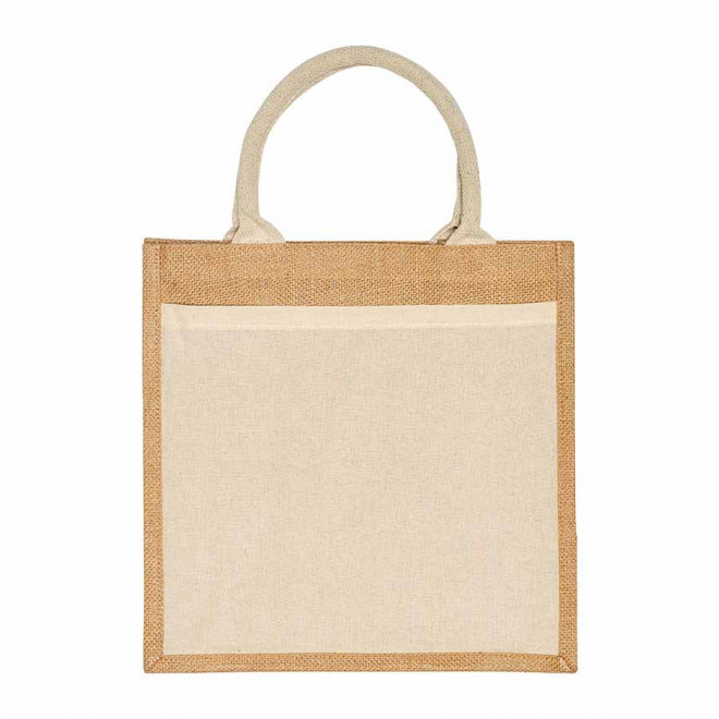 SAC PERSONNALISABLE EN JUTE ET COTON 'LIPOVAC'