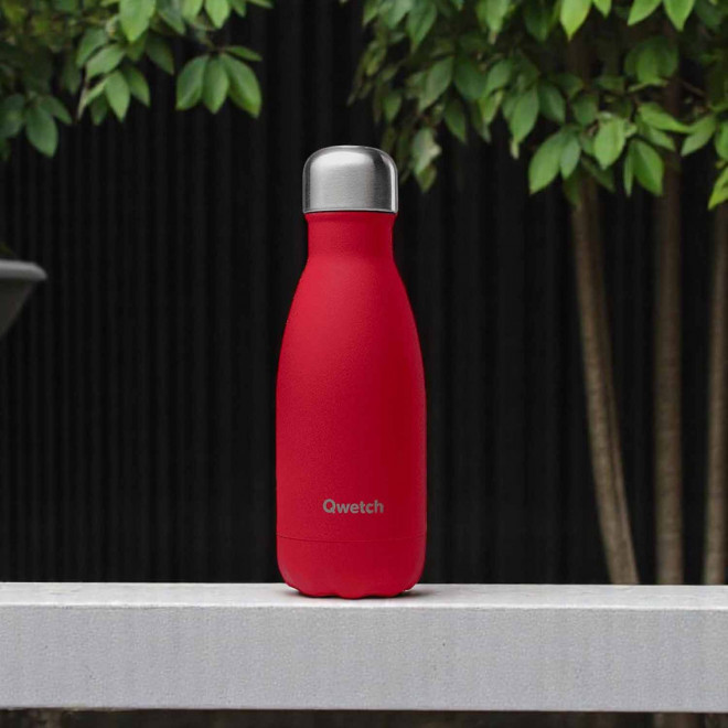 BOUTEILLE ISOTHERME PERSONNALISABLE INOX '260 ML QWETCH®'
