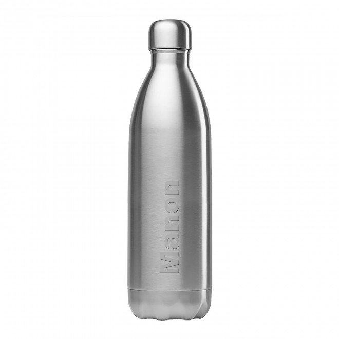BOUTEILLE ISOTHERME PERSONNALISABLE INOX 1 L QWETCH®