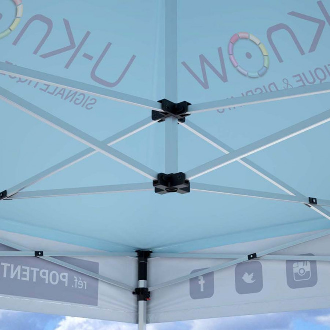 TENTE PERSONNALISÉE PLIANTE 2X2M 'TELLTA'