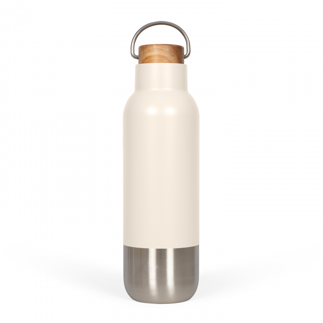 BOUTEILLE ISOTHERME RECYCLE 650ML PERSONNALISABLE 'LEVIA'