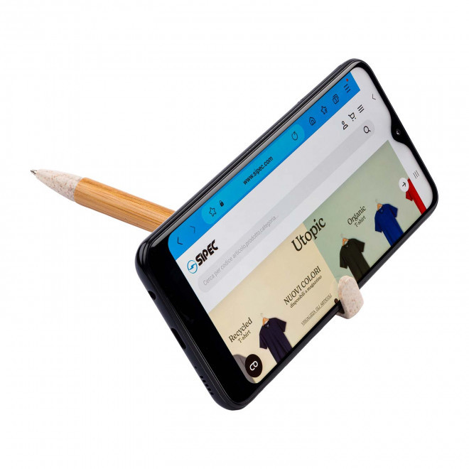 STYLO SUPPORT TEL PERSONNALISABLE 'ROBERTO BAMBOU'