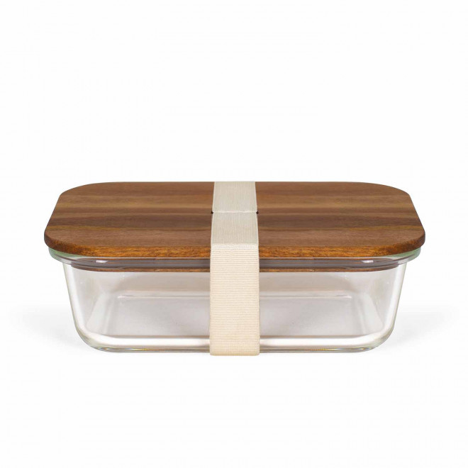 LUNCH BOX VERRE 1L PERSONNALISABLE 'PENNE ACACIA'