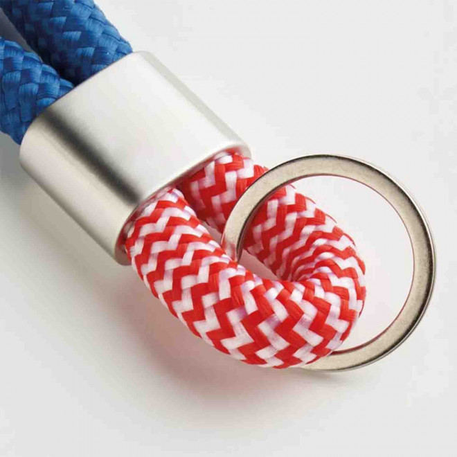 PORTE CLE CORDE DOUBLE PERSONNALISABLE 'KALOU PLUS'